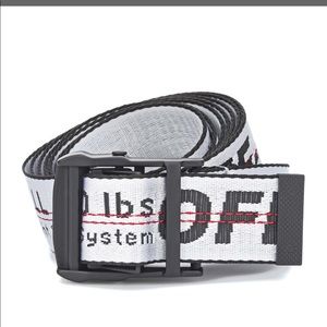 White off white belt